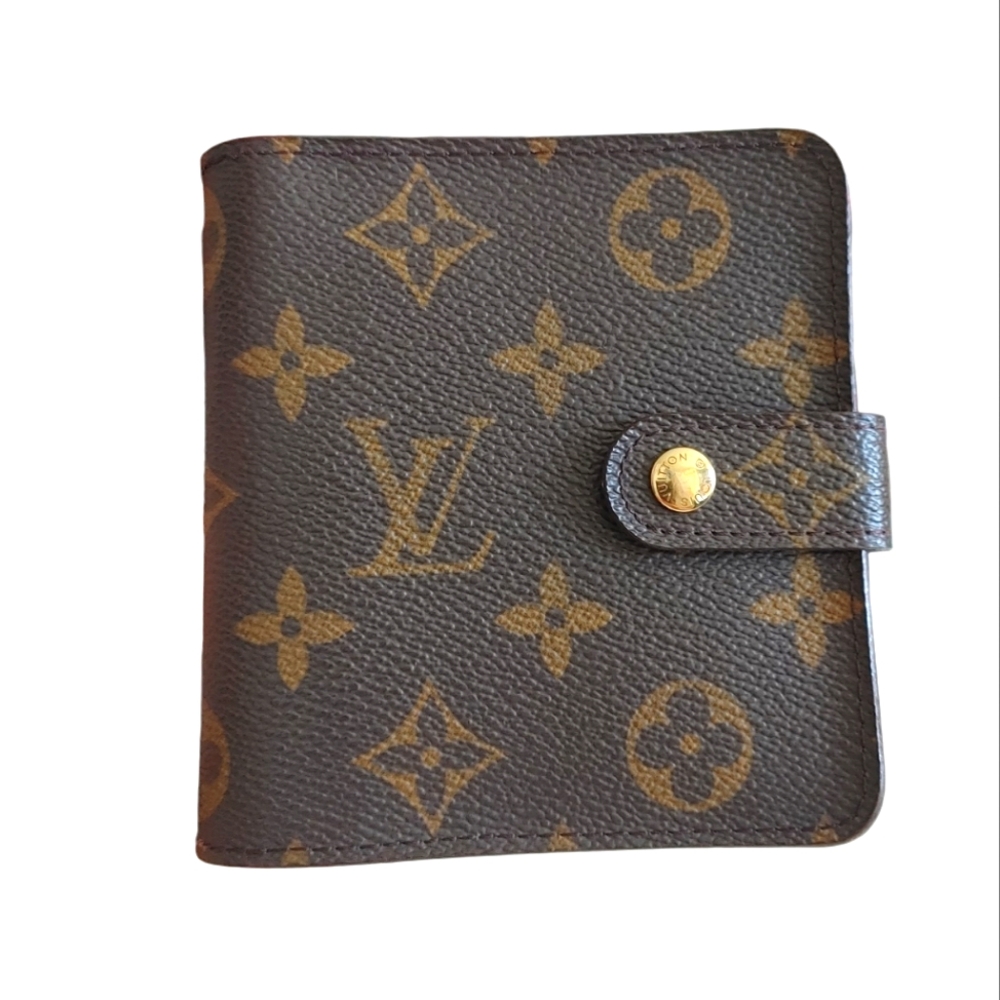 Louis Vuitton Monogram Compact Zip Bifold Wallet